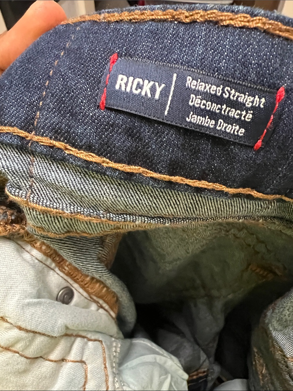 True Religion Dark Straight Leg Jeans - Picture 6 of 7